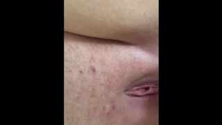 Getting my Tight Pink Twat Filled with Jizz