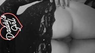 Teenie with Giant Behind Undressing